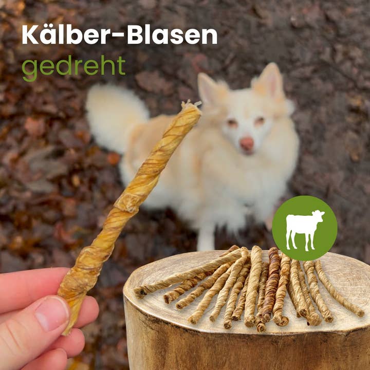 Kauartikel.com GmbH - Wholesale Pet Bone/Rawhide - Dog - Calf bubbles, turned2