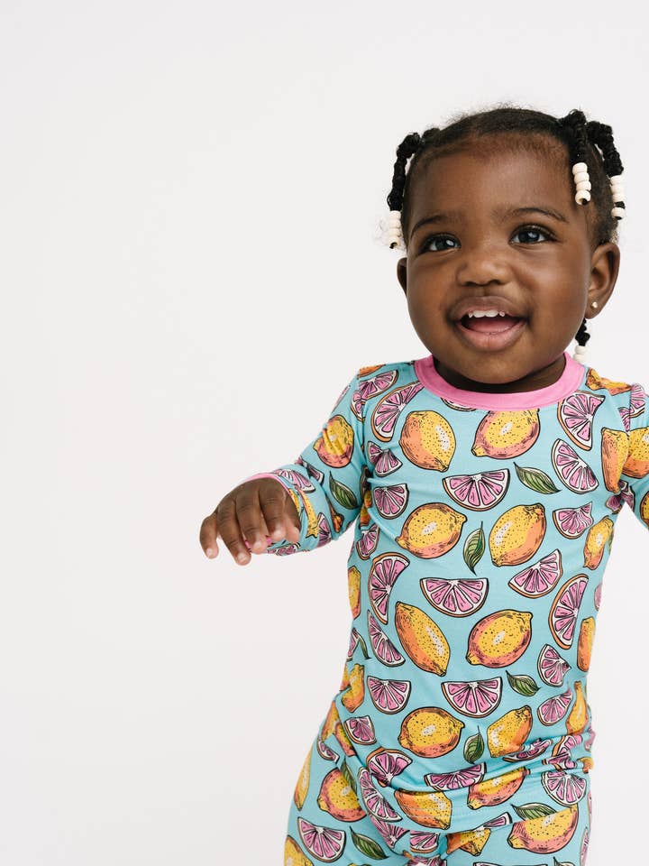 Little One Shop - Wholesale Clothing Set - Baby - Pink Lemonade Bamboo Set