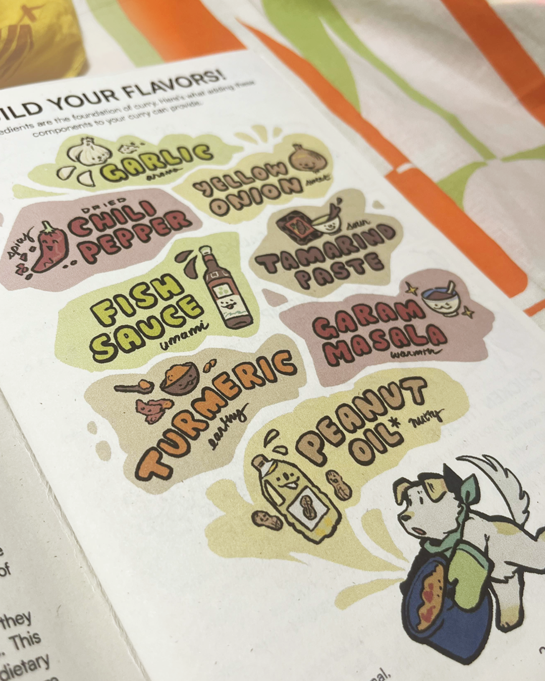 durianne art - Wholesale Cookbooks & Food - Kitchen Thief: Burmese Curry Cookbook Zine2