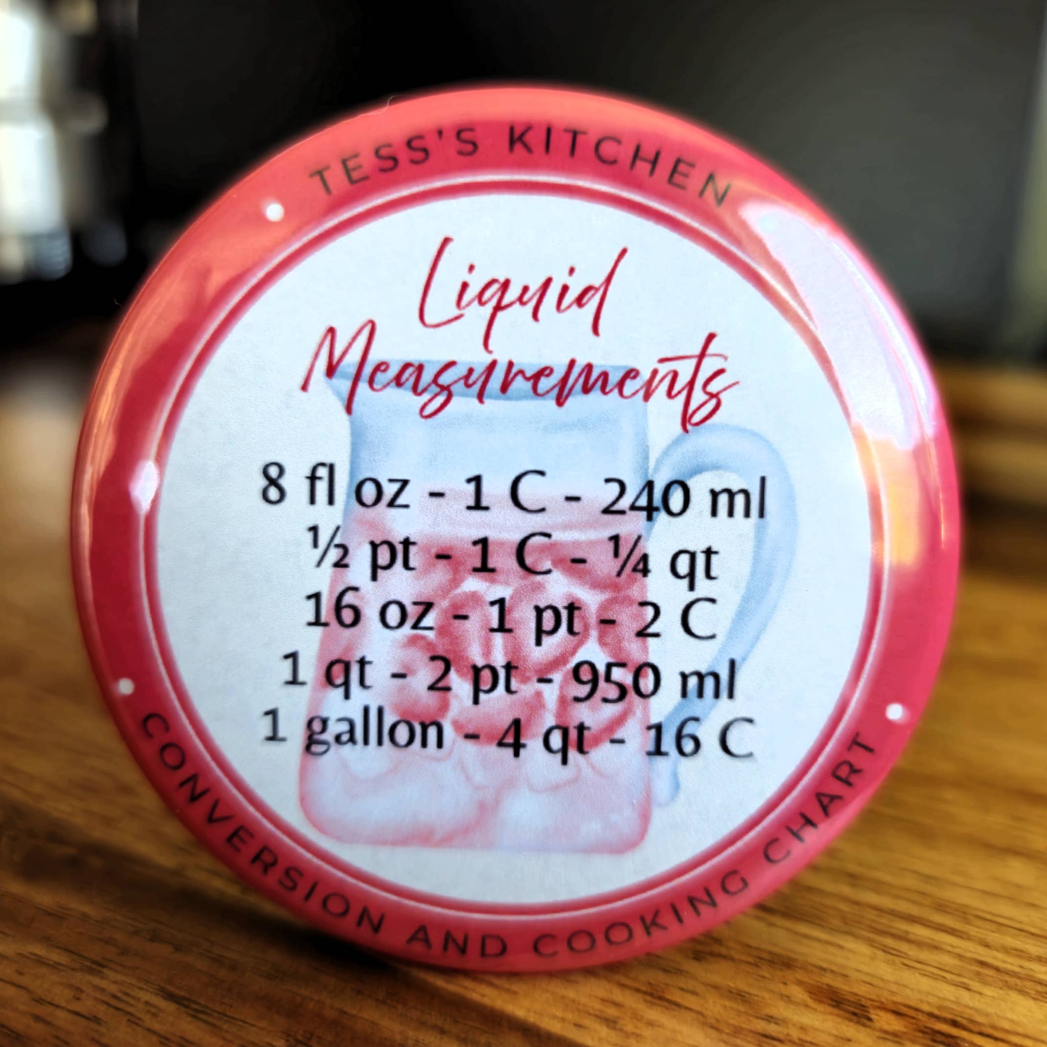 All Things Cherrie - Wholesale Magnet - Personalized Kitchen Conversion Chart Magnets6