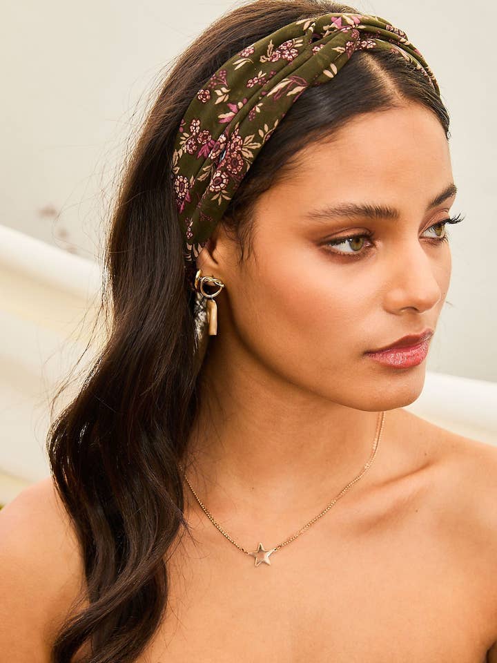 Floral Print Hairband for wholesale by Main Strip