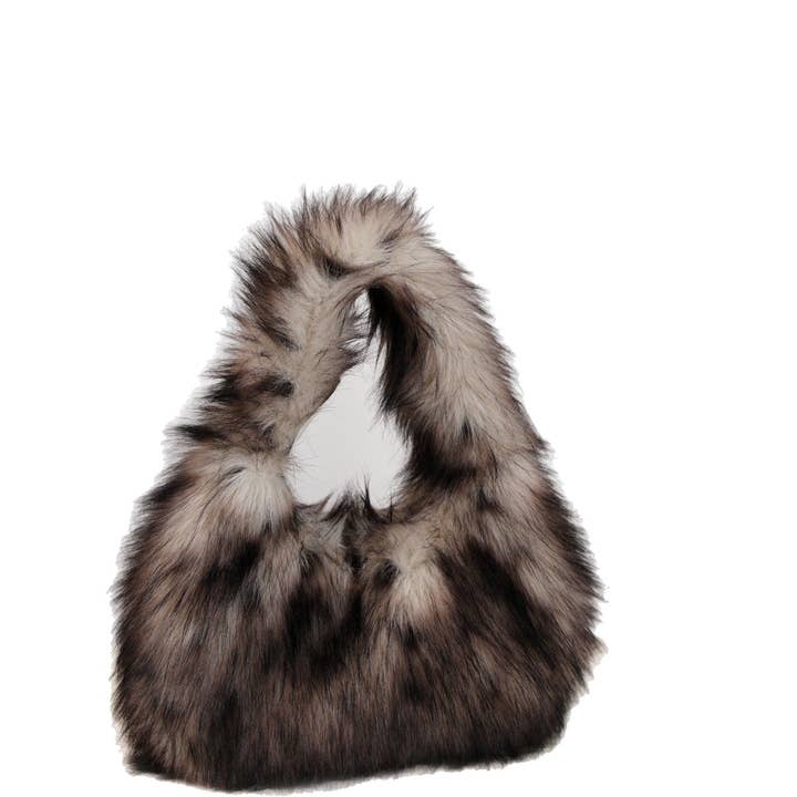 Faux Fur Y2K Luipaard Onderarmtas Vrouwen S5P735 voor wholesale door alberalkirk
