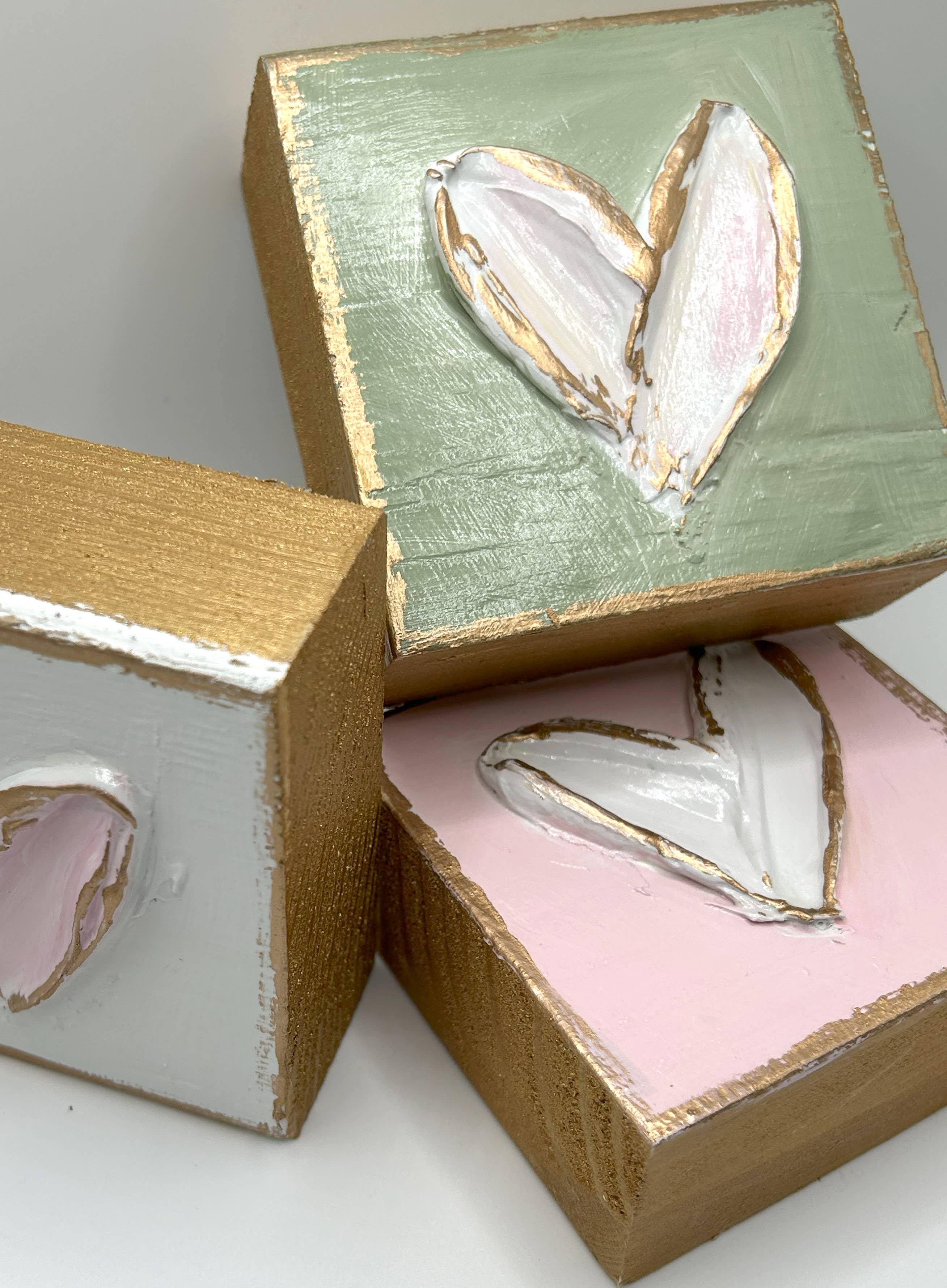 Coddiwomple - Wholesale Painting/Drawing - Heart block |  valentine | pastel | xoxo | love6