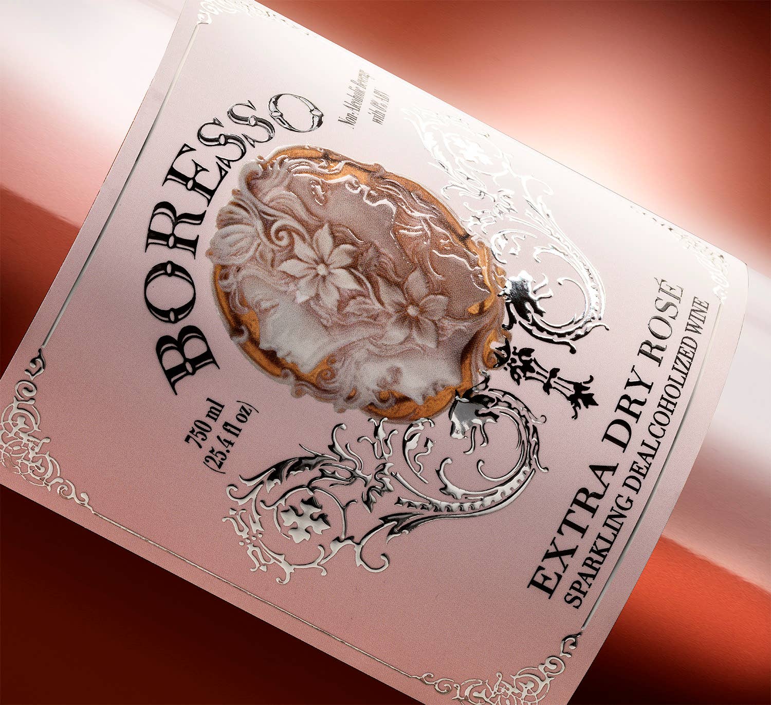 International Loft - Wholesale Non-Alcoholic Spirits/Wine/Beer - Boresso Rosé Sparkling Non-Alcoholic Wine With Gift Box2