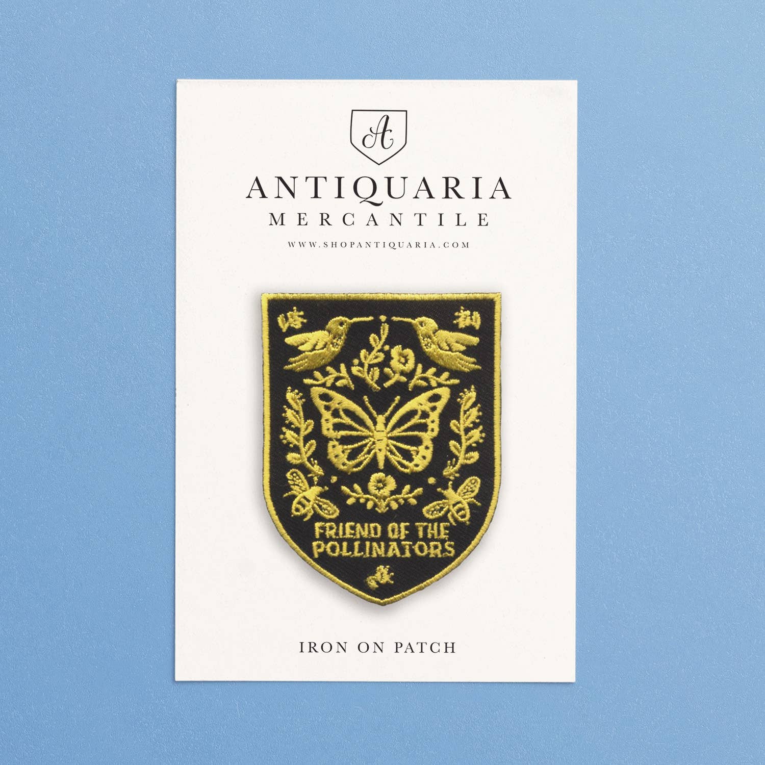 Antiquaria – Großhandel Aufnäher – Bestickter Aufnäher „Friend of the Pollinators“1