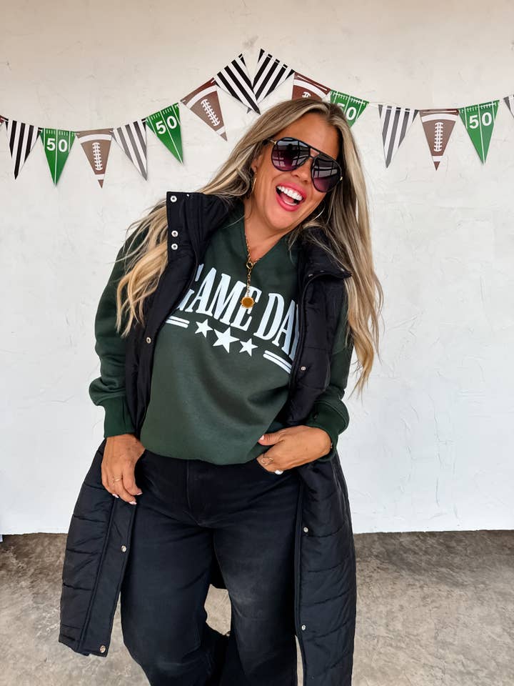 BLAKELEY - Wholesale Graphic Sweatshirt - Women's - KICKOFF CUT SWEATSHIRT6