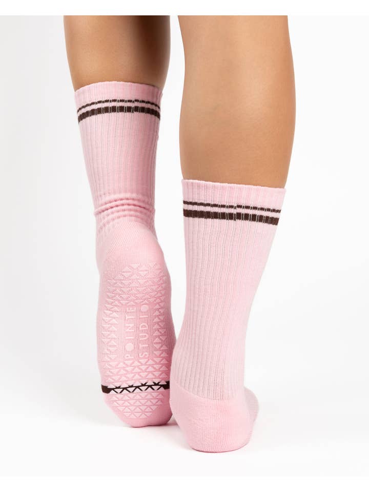 Pointe Studio - Wholesale Socks - Women's - Women's Varsity Crew Grip Sock