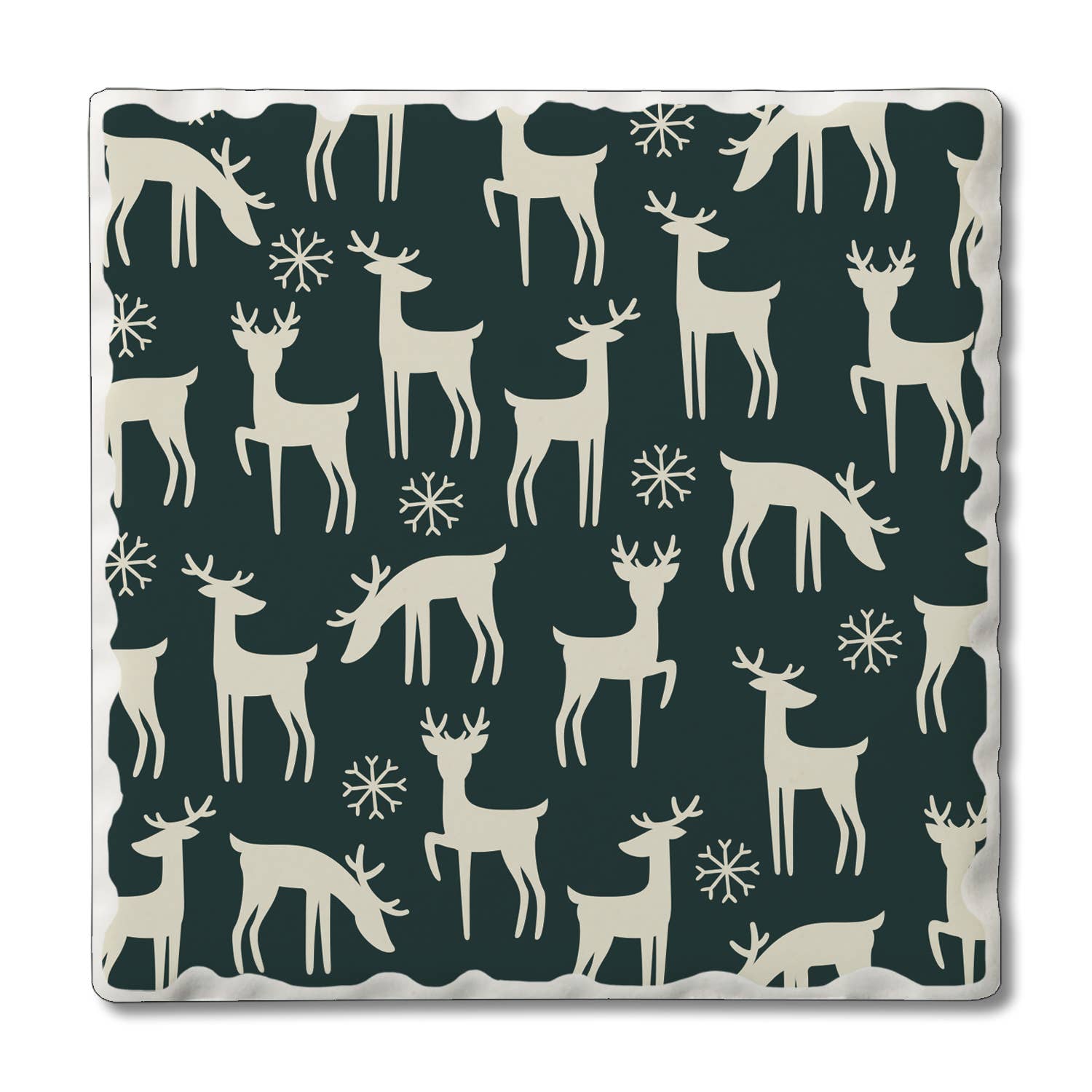 CounterArt/Highland Home/Thirstystone - Vendita all'ingrosso Sottobicchiere - Display a sottobicchiere singolo preconfezionato «Let It Snow»3