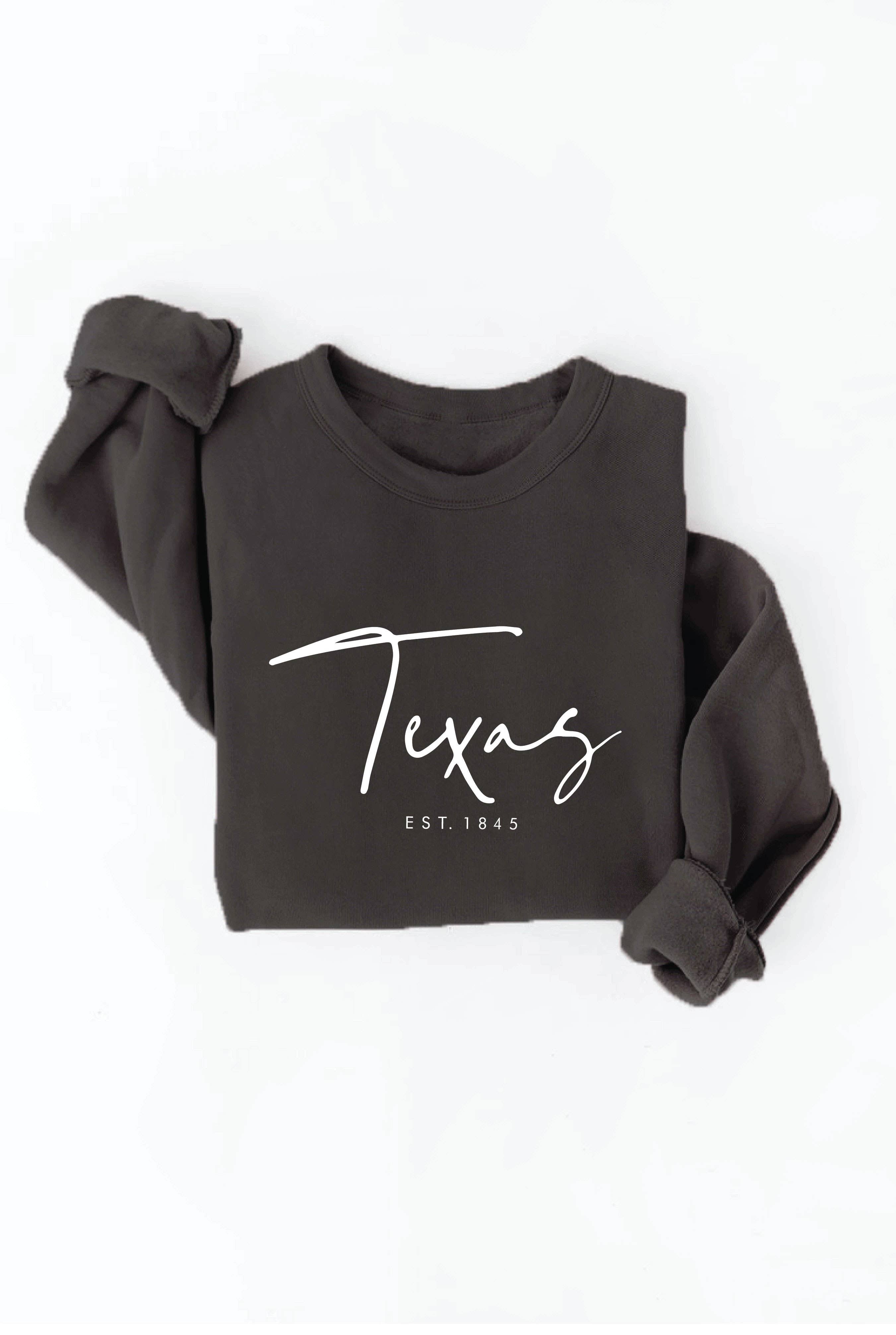 OAT COLLECTIVE - Wholesale Graphic Sweatshirt - Women's - TEXAS EST. 1845 Graphic Sweatshirt17