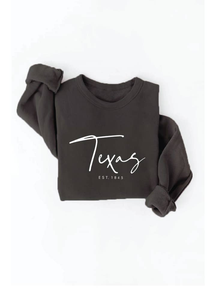 OAT COLLECTIVE - Wholesale Graphic Sweatshirt - Women's - TEXAS EST. 1845 Graphic Sweatshirt17