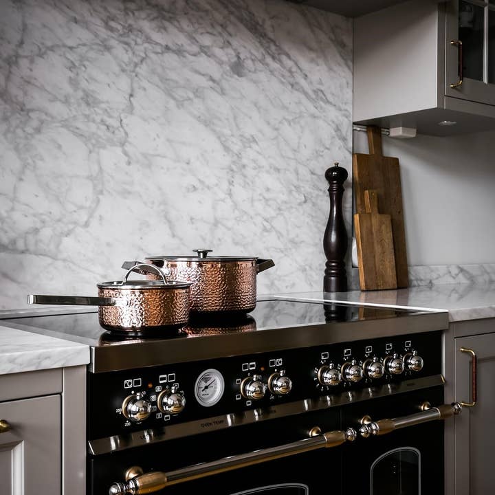 Vargen & Thor – Großhandel Kochset – MILLNER.1 - Set, 3-teilige Pfannen in echtem Kupfer3