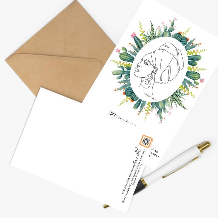 Flourishing Color + Journal Notecards for wholesale by Mohawkmomma Studio Boutique
