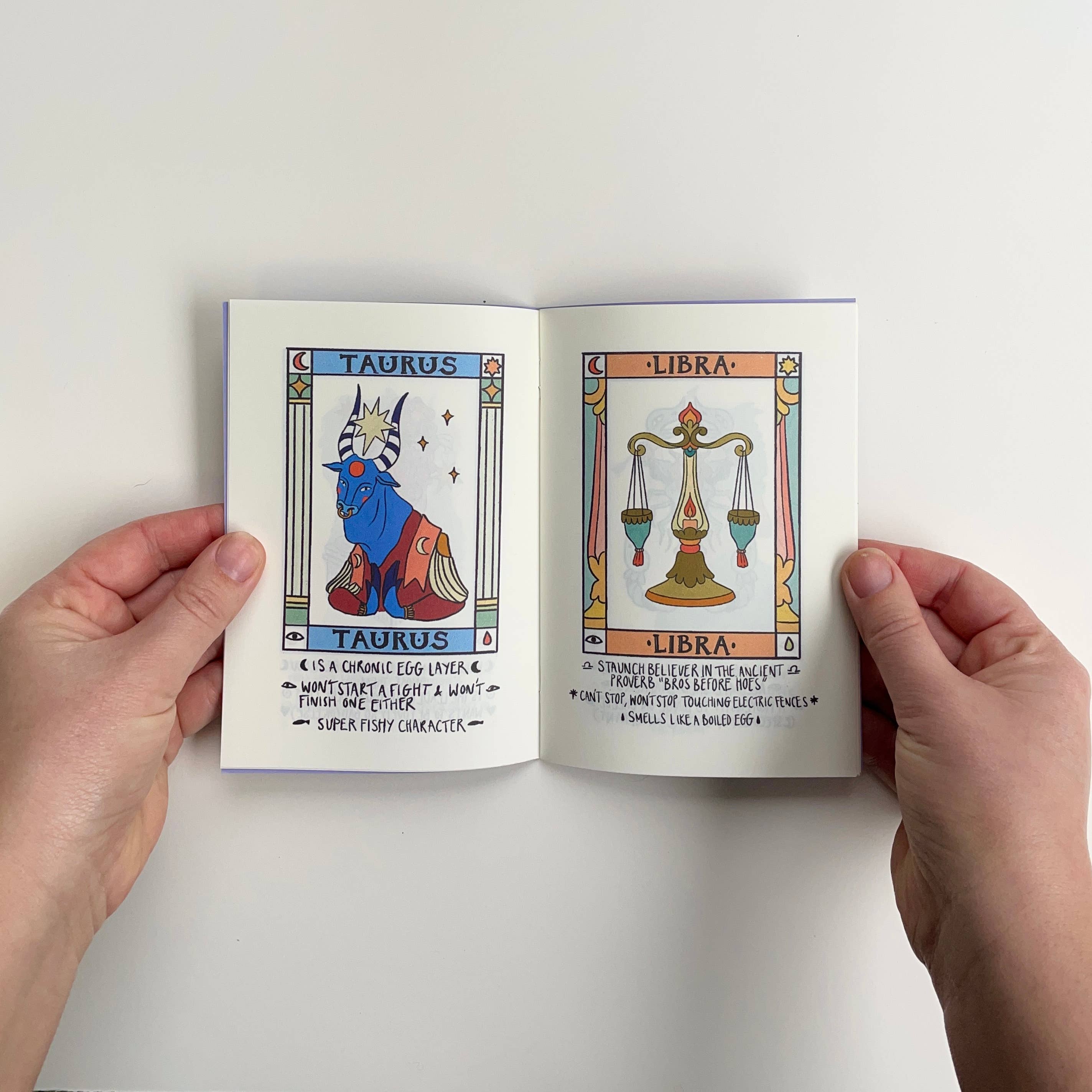 Ashlea Bechaz Illustration - Wholesale Arts & Entertainment Book - Zine - Horrible Horoscopes4