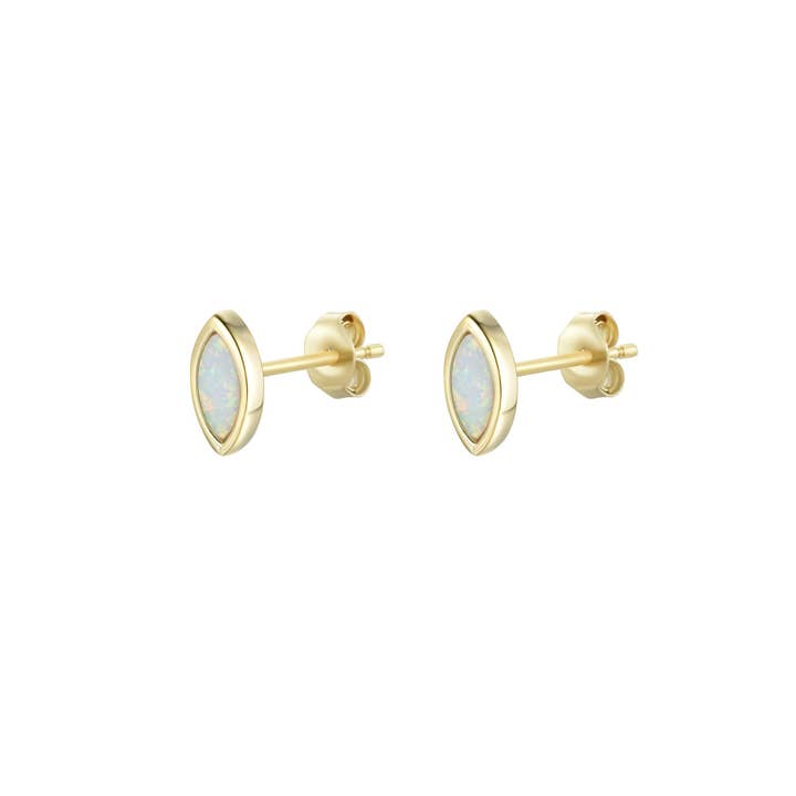Kamaria Jewelry - Wholesale Stud/Post Earrings - Marquise Opal Stud Earrings