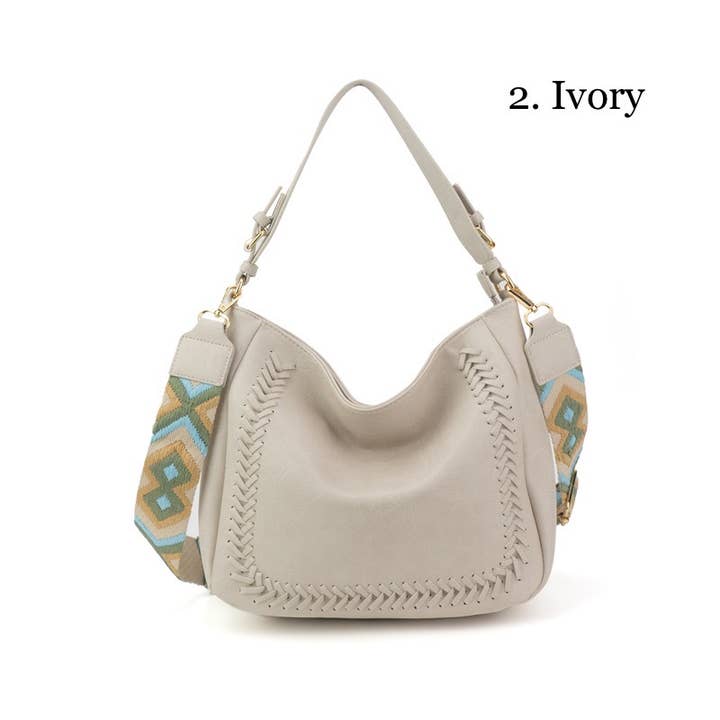 Babs + Birdie – Großhandel Messenger Bag – Damen – The Harper | Kuriertasche mit Kreuzstich1