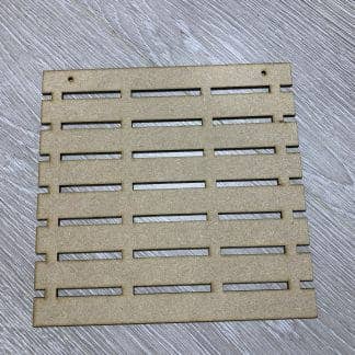 manchester laser cuts – wholesale Craft supplies – MDF Slatted Square0