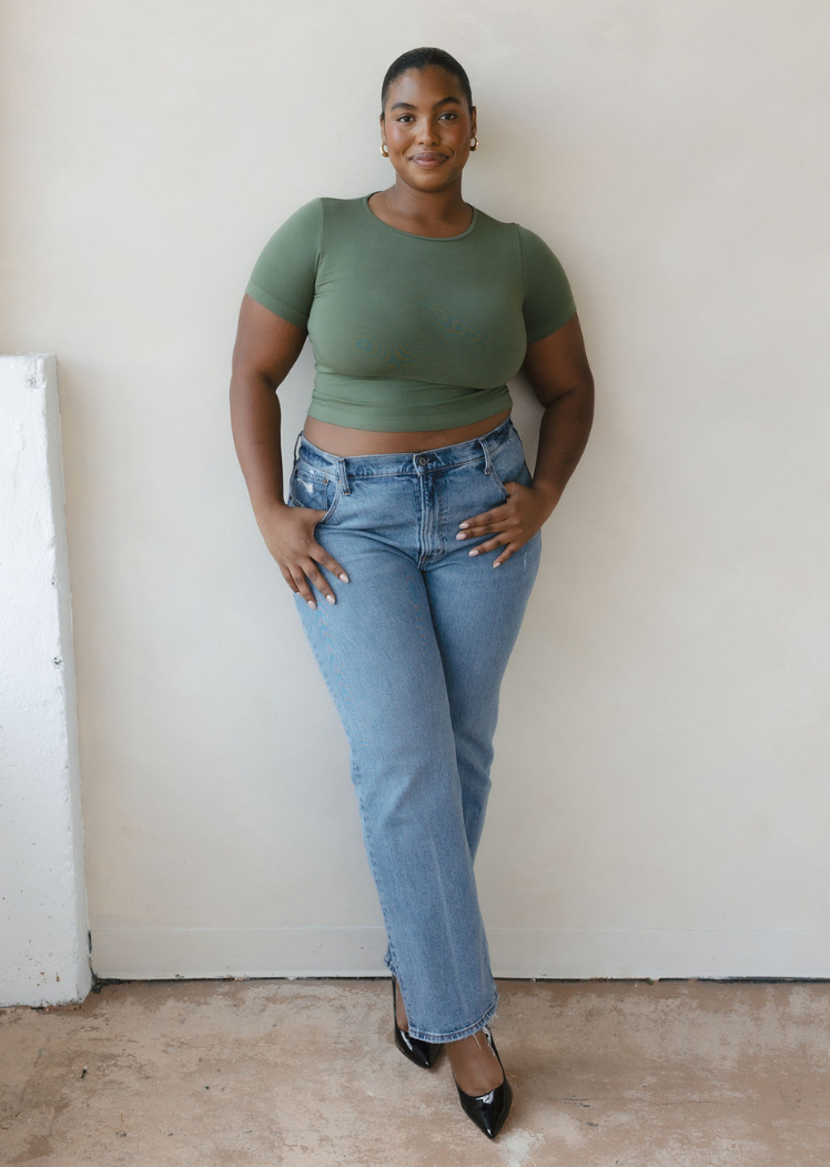 ELIETIAN – wholesale Knit top – Women's – Short Sleeve Waist Length Top21