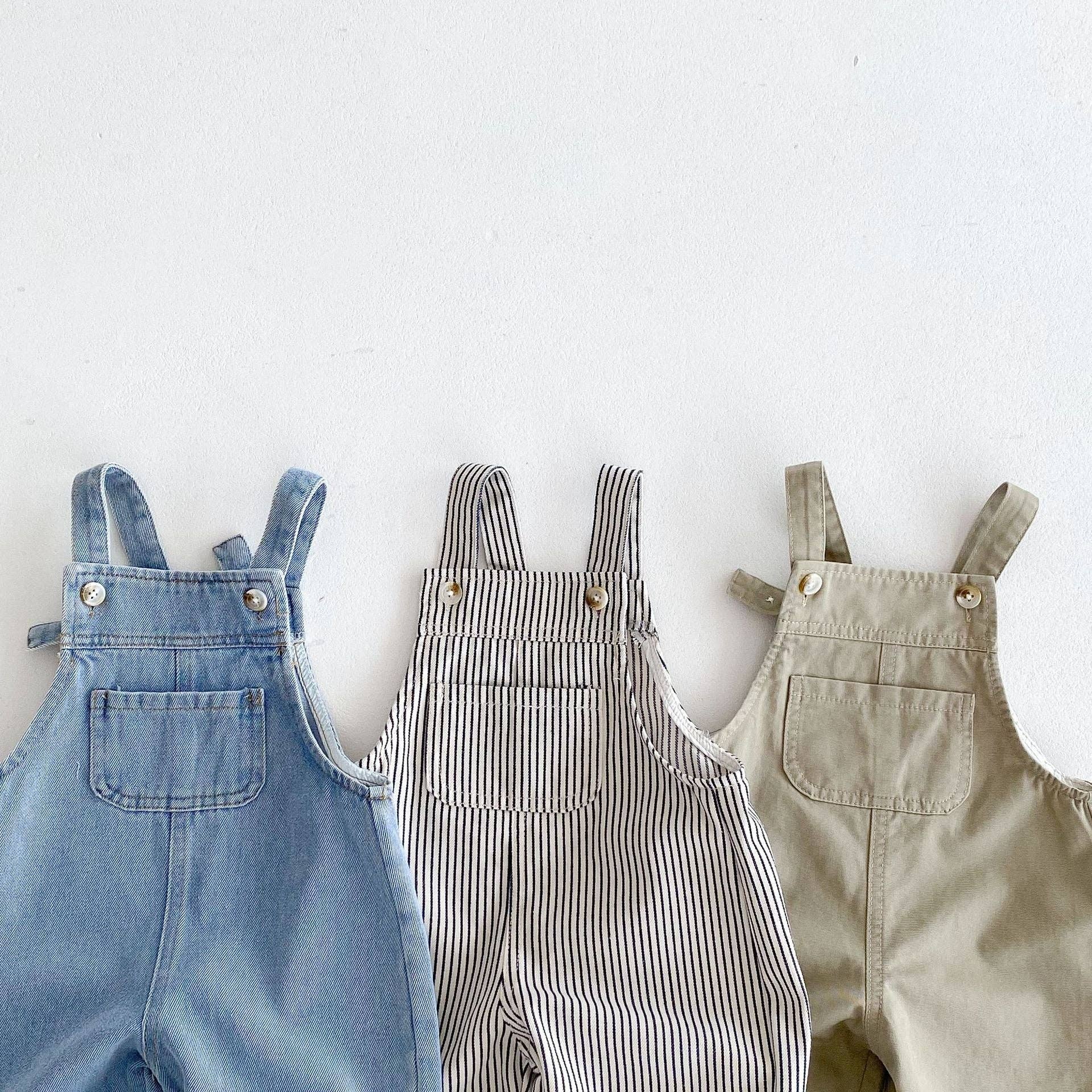 MyKids-USA® - Wholesale Overalls - Baby - Autumn Arrival Baby Unisex Sleeveless Rompers Overalls4
