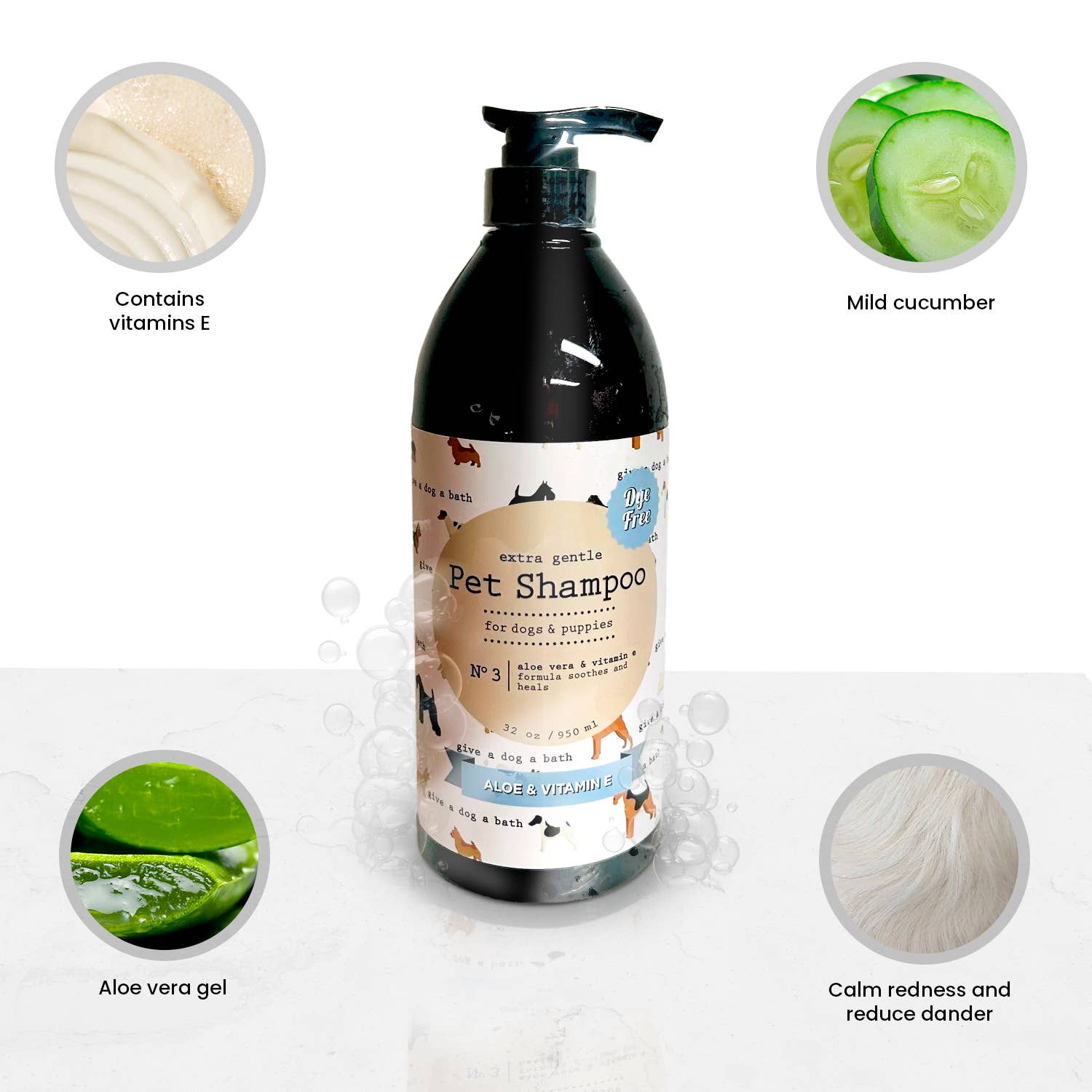 Precious Tails - Wholesale Pet Shampoo - Dog - Precious Tails Aloe & Vitamin E Extra Gentle Pet Shampoo 2