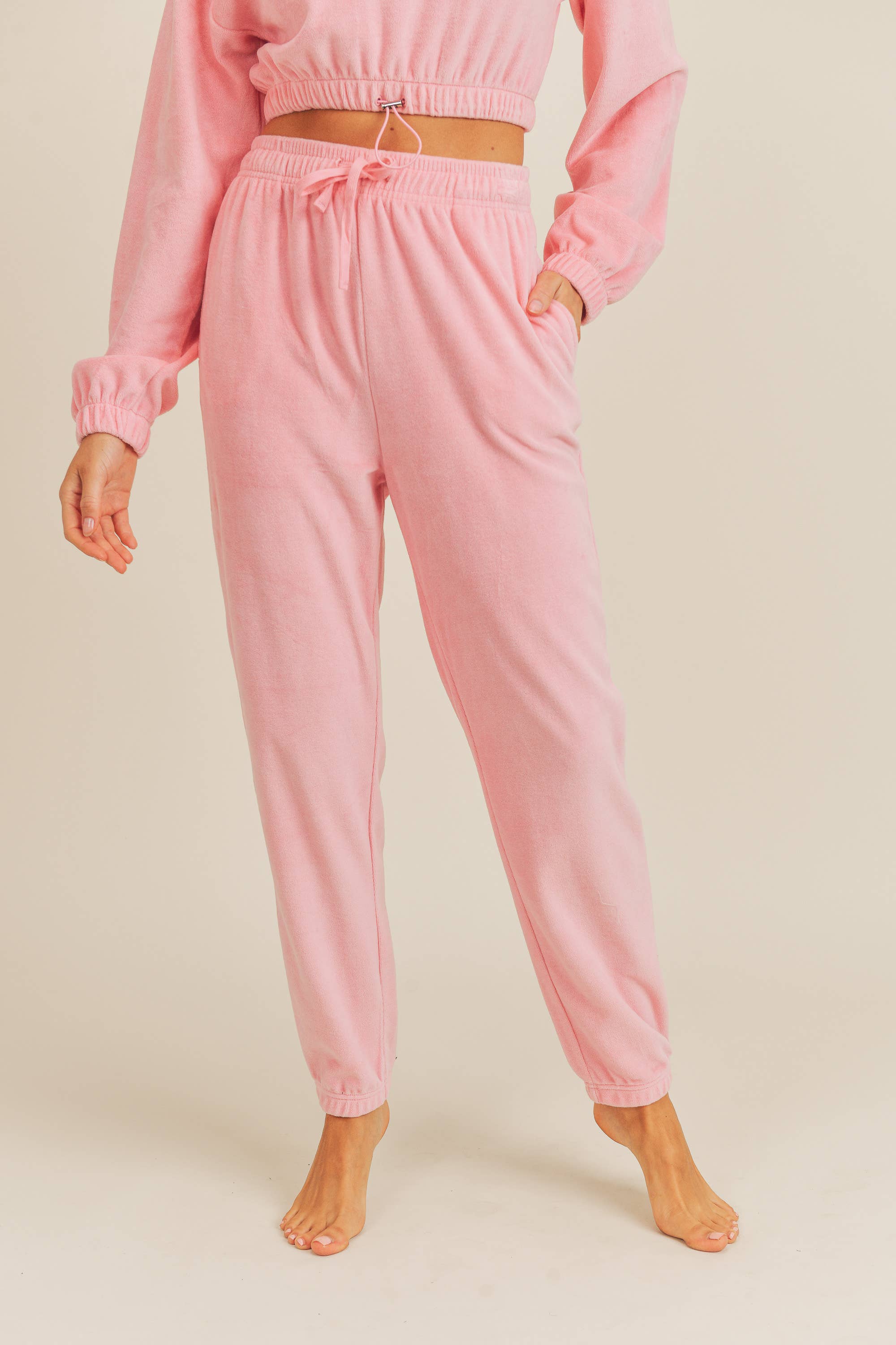 ANWND - Wholesale Lounge Set - Women's - 1390SET-VELOUR LONGSLEEVE SWEATS SET8