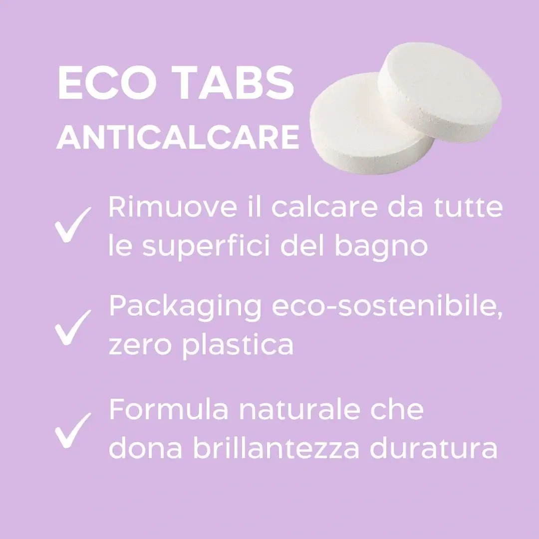 NIVEL SRL SOCIETÀ BENEFIT - Wholesale Cloth Wipe Spray - Baby - Biolù Eco Tabs - Bio Anti-limescale Detergent Spray 6 tabs1