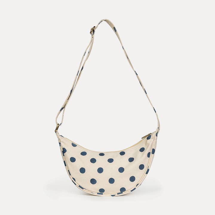 Maan Sling Tas - Indigo Dot voor wholesale door JOYN