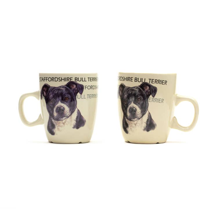 Senseo Staffordshire Bull Terrier krus for engroshandel hos Animal Prints
