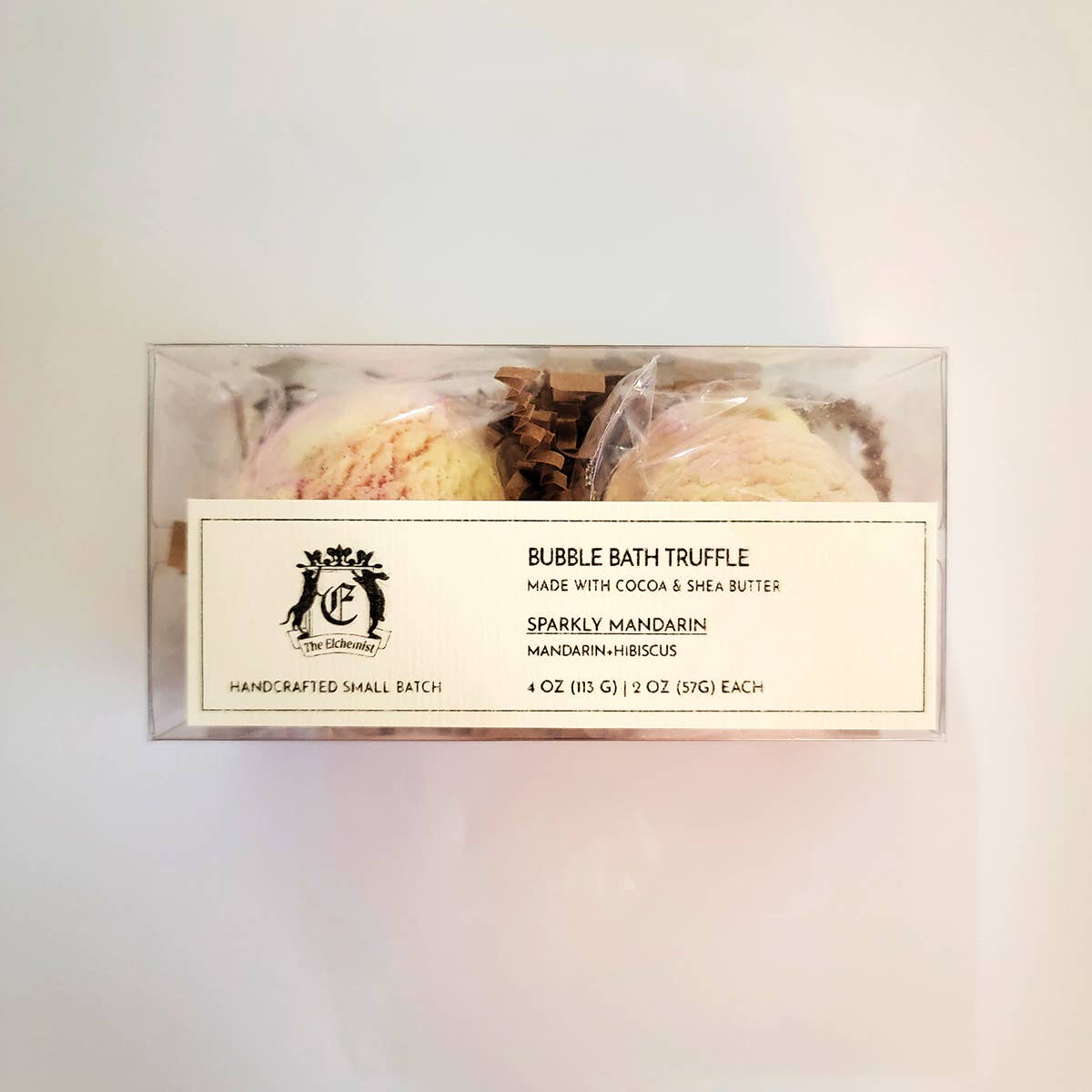 The Elchemist - Wholesale Bath Bomb/Fizz - Sparkly Mandarin Bubble Bath Truffles