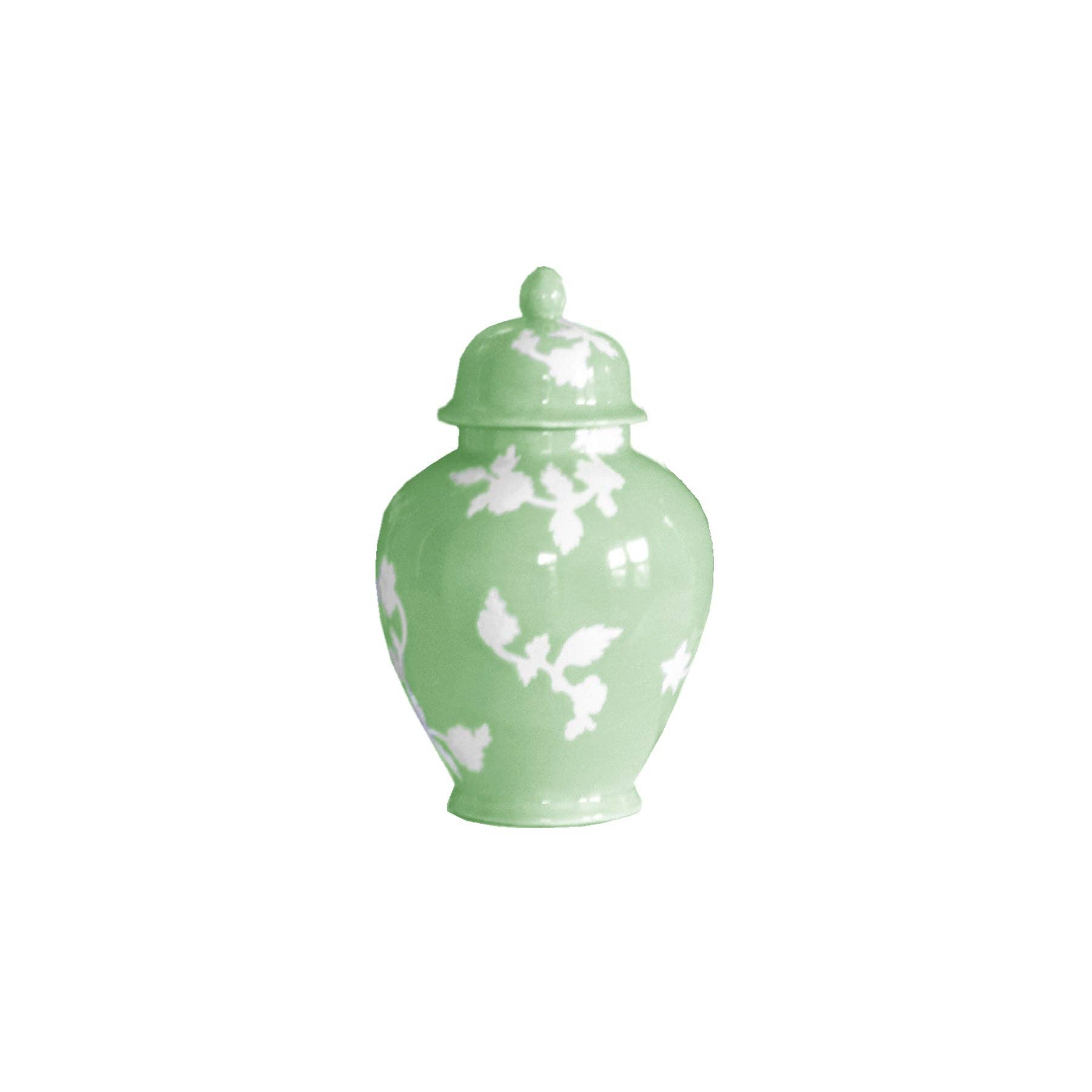 Lo Home | Ruby Clay - Wholesale Decorative Jar - Chinoiserie Dreams Ginger Jars in Cabbage Patch Green0
