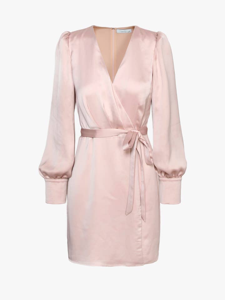 Adelyn Rae - Wholesale Dress - Women's - Abby Faux Wrap Short Dress3