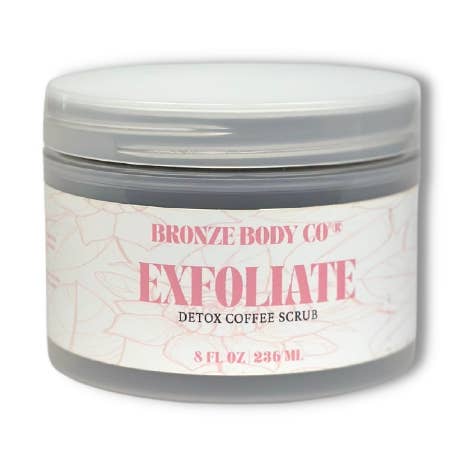 EXFOLIATE Coffee Body Scrub for wholesale by Bronze Body® Collection