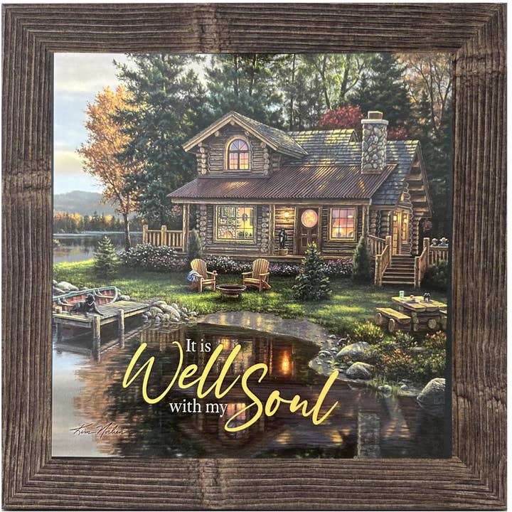Summer Snow Art - Wholesale Art Print - It Is Well With My Soul by artist Kim Norlien Art