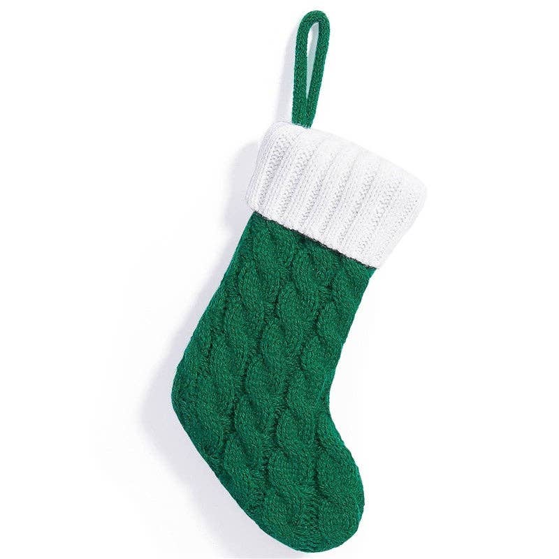 UZ Wholesale Store - Wholesale Holiday Stocking - Knitted Mini Christmas Stocking Ornament3