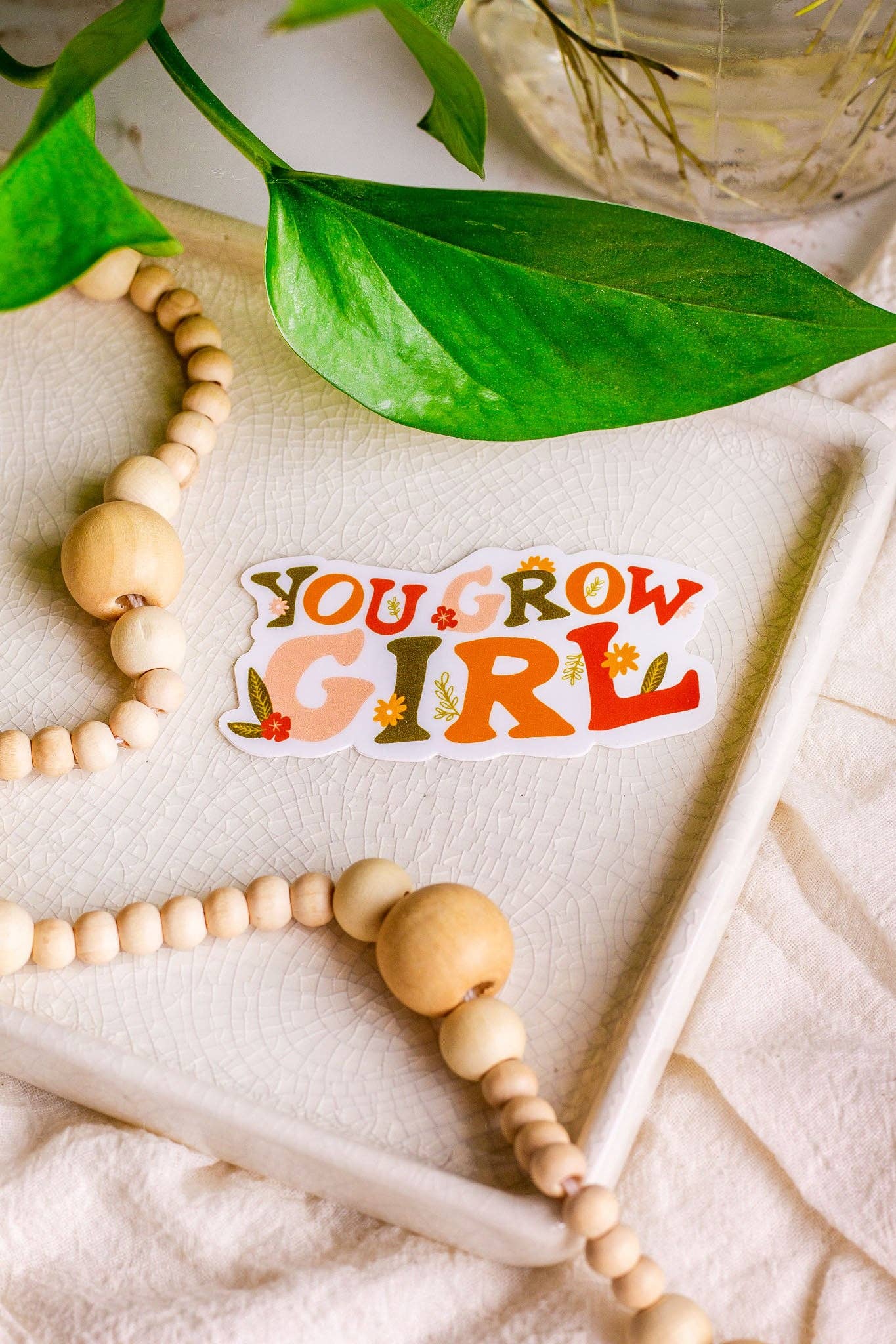 The Print Pantry - Wholesale Sticker - You Grow Girl Sticker1