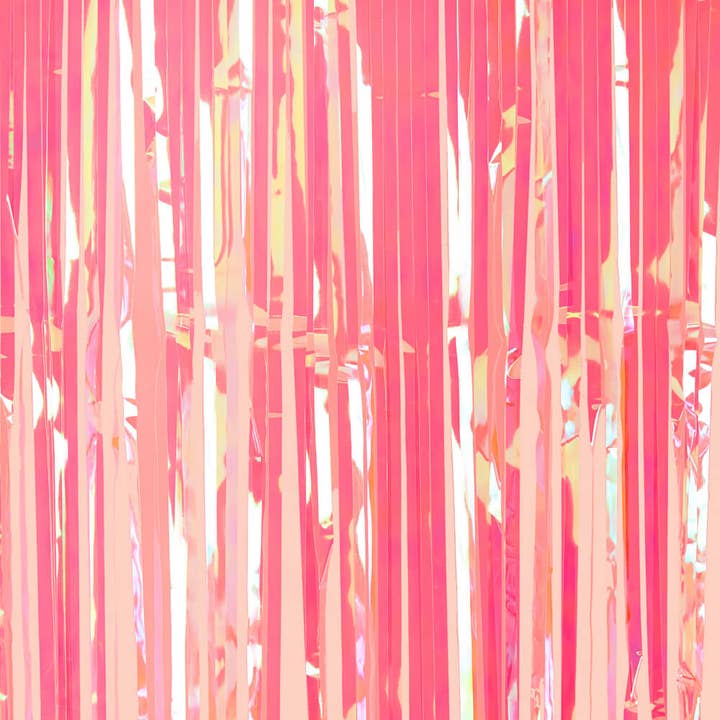 Petit Fetti - Wholesale Decal - Party Decorations - Pink Foil Curtain, Birthday Party Decor, Supplies,Photobooth