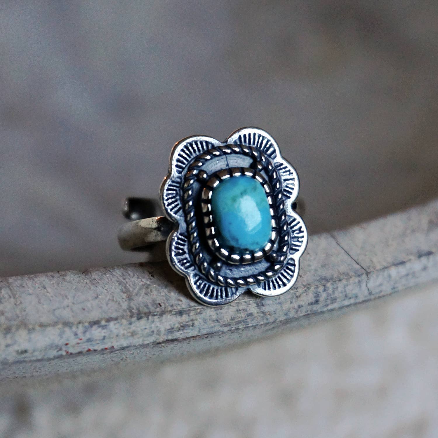 Sowell Jewelry - Wholesale Cocktail/Statement Ring - Asia Turquoise Solitaire Ring