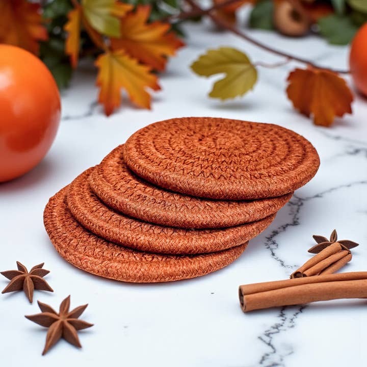 Gia Roma - Wholesale Coasters - Christmas Coaster Sets Handmade, Candy Cane Holiday Decor91