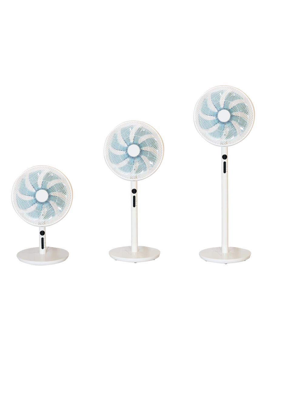 Royal Swiss – Engroshandel Elektrisk håndholdt ventilator – Fritstående ventilator med justerbar højde + fjernbetjening0