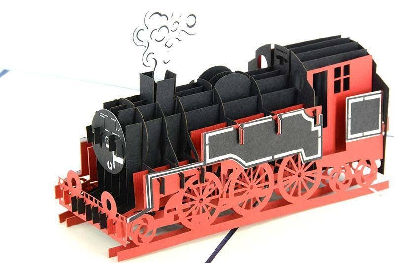 Henry Pop Up Cards - Wholesale Everyday Greeting Card - Steam Train 3D 11