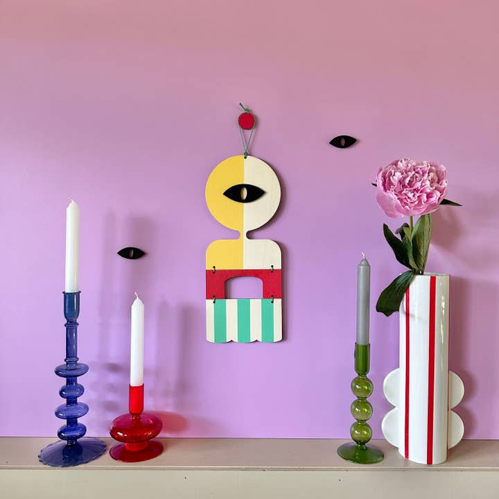 We Are Lunarium Ltd - Wholesale Wall Accent - Vibrant Wall Hanging - Bold Pop Art Decor - Maximalist Decor