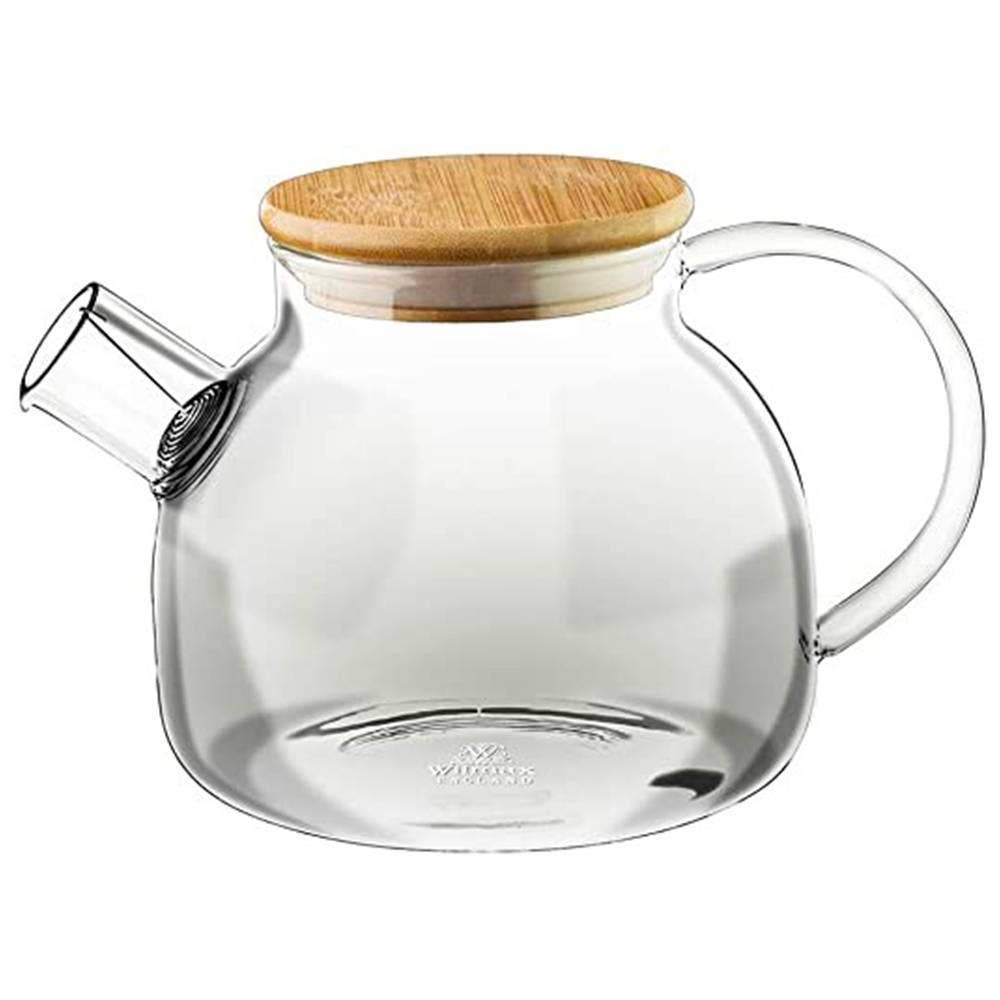 Tea soul - Wholesale Tea Pot - Glass teapot with filter and bamboo lid 1 liter0