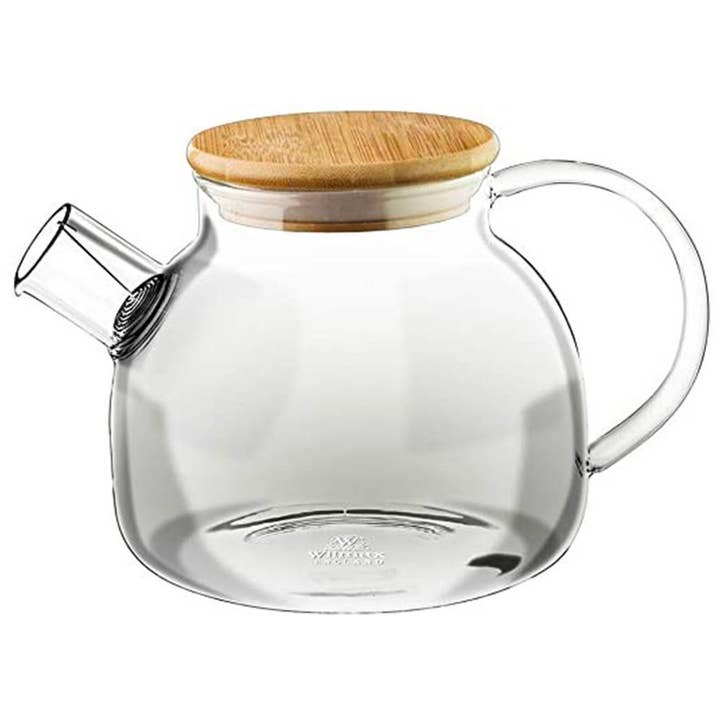 Tea soul - Wholesale Tea Pot - Glass teapot with filter and bamboo lid 1 liter