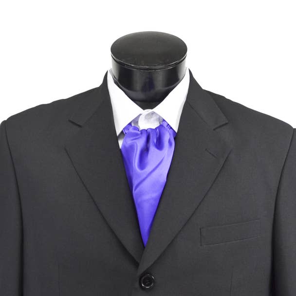 Selini New York - Wholesale Necktie – Men’s - Solid Satin Poly Ascot18