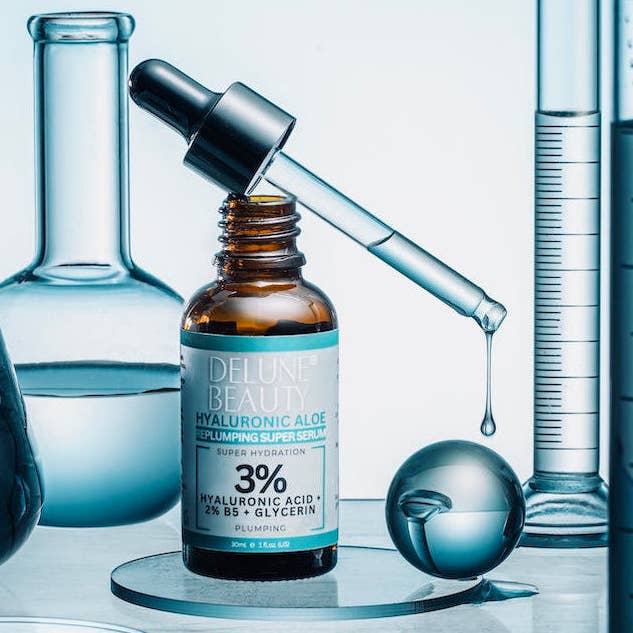 3% Hyaluronzuur Aloe B5 Gezichtsserum voor wholesale door Delune