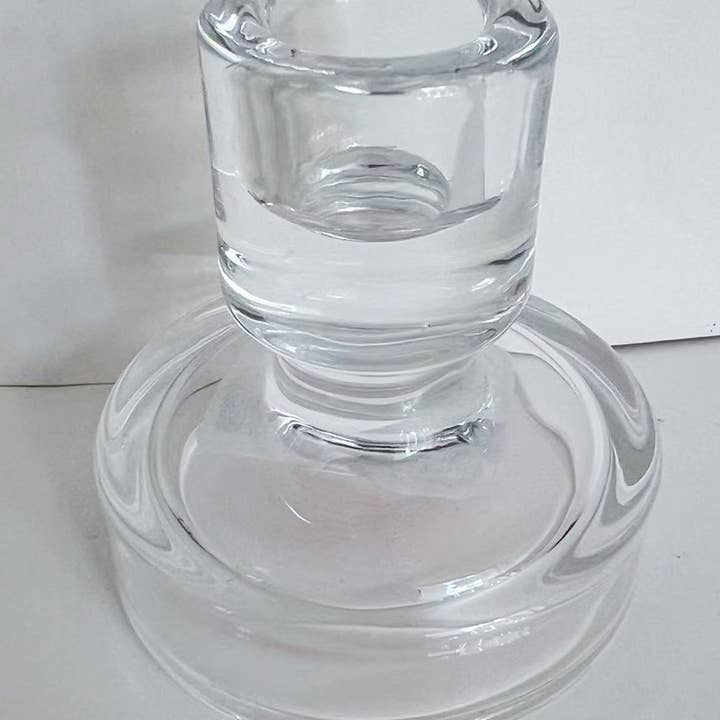 Porte-bougies en verre double 7,5x8cm pour la vente par Esoterica Arte