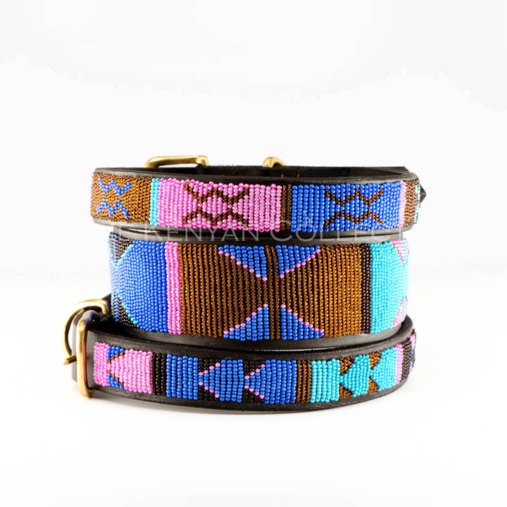 Malindi Hundehalsband für den Großhandel von The Kenyan Collection Inc. dba TKC Inc