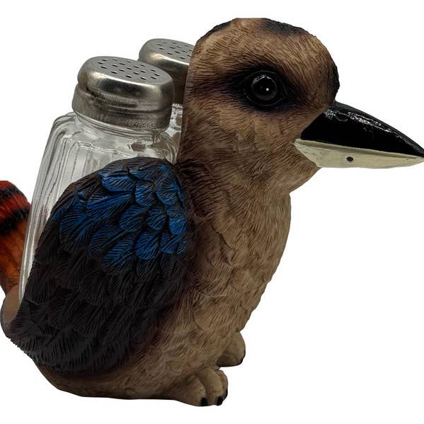 12cm Kookaburra Salt & Pepper Shaker for wholesale by Cubby House by Malmar