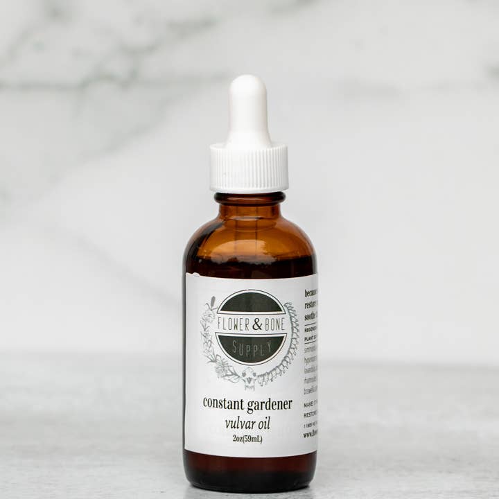 Konstant trädgårdsmästare vulva olja för wholesale av Flower & Bone Supply