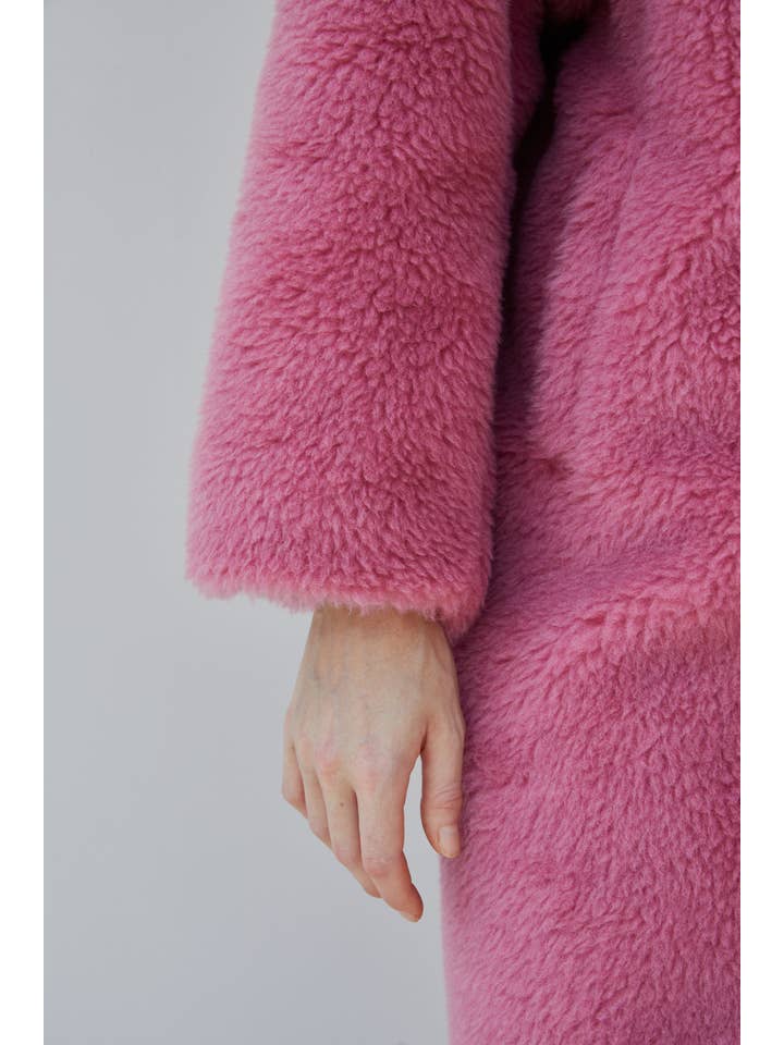 Pink The Teddy Coat for wholesale on Faire