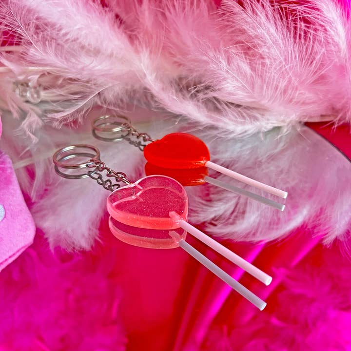 A Shop of Things - Wholesale Keychain - Women's - Heart Lolli Keychain